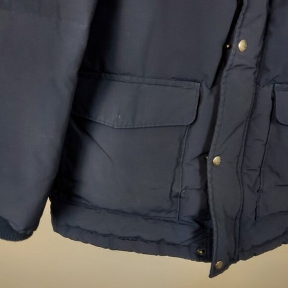 Woolrich Langhorne Men's Puffer Jacket Size Medium Deep Navy 550 Fill 16106 - Picture 3 of 14